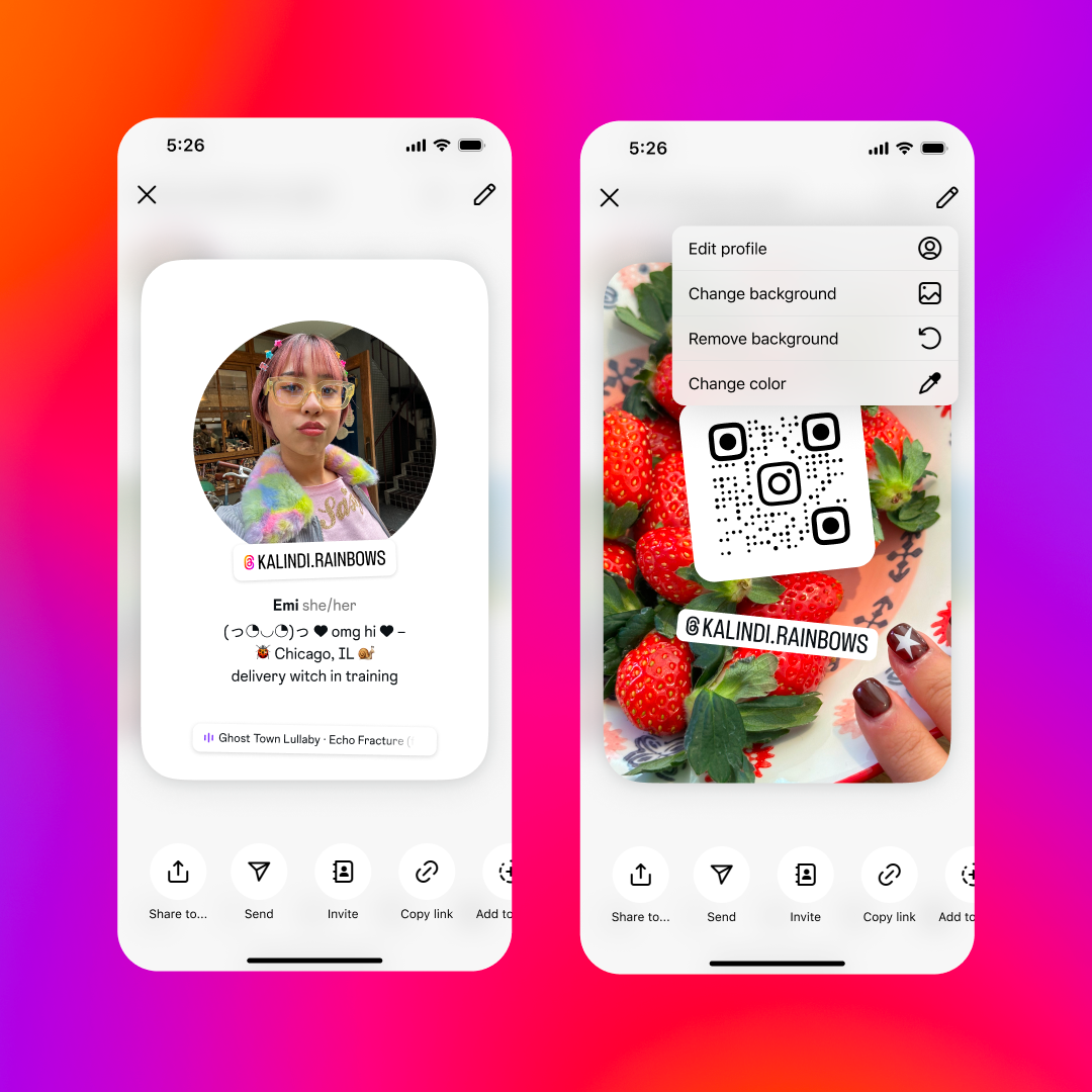 Instagram Introduces Profile Card Feature